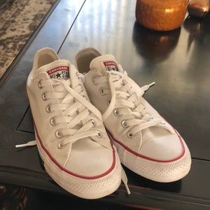 White womenswear converse